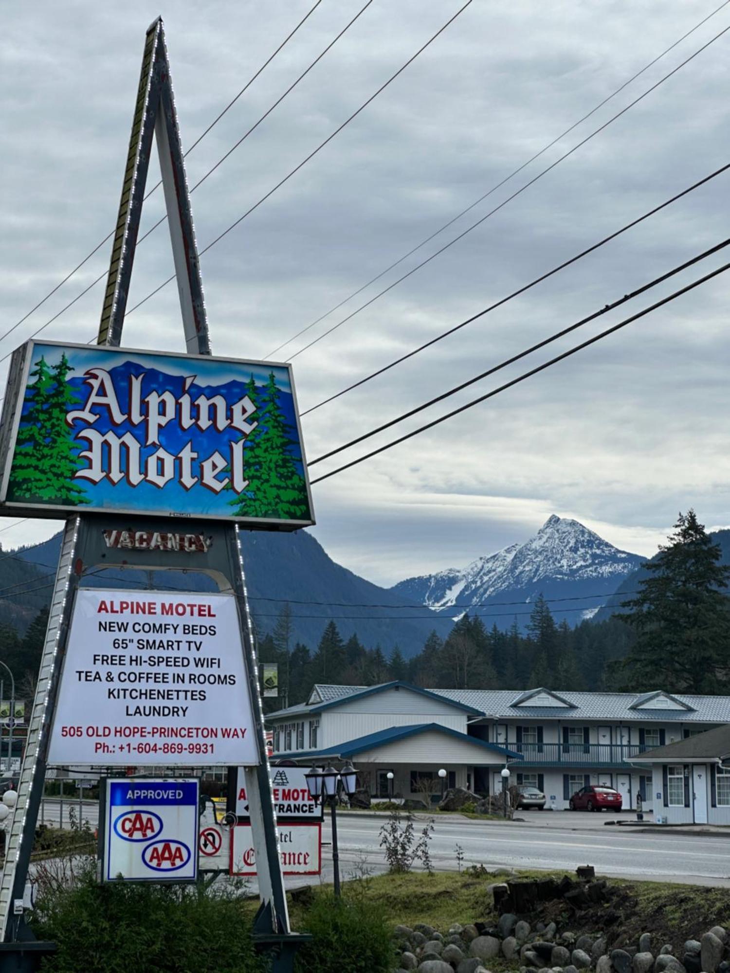 Alpine Motel Хоуп Екстериор снимка